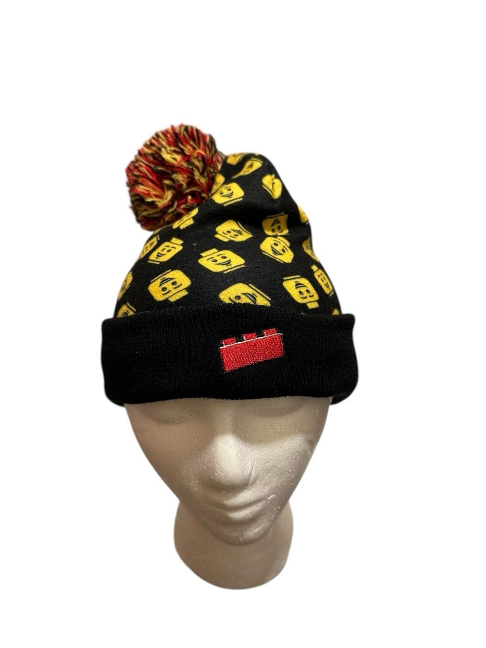 LEGO Head Minifigure Bobble Kids/ Youth Berkshire Fashions One Size Beanie Hat
